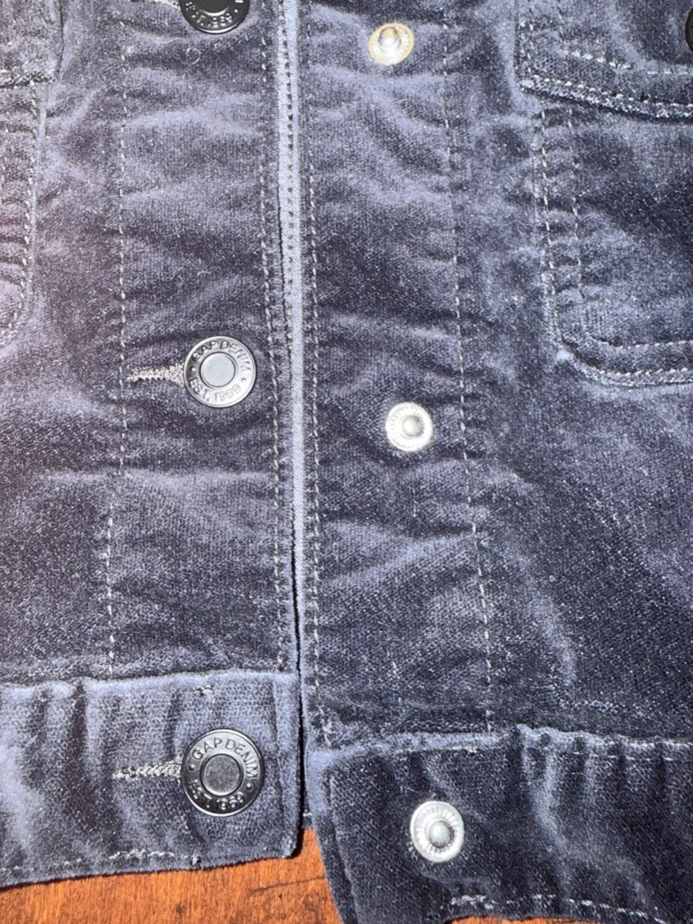 Gap Girls Black Velvet Jacket (small)